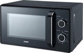 DOMO - Mikrovlnná trouba 20l, 800W, 25,5cm, černá