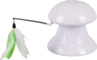 Flamingo interaktivní hračka pro kočky lazer a peří 2v1 18 x 17cm