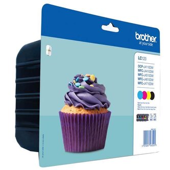 Brother LC-123BKBP2 (inkoust multipack - 2 x černá)