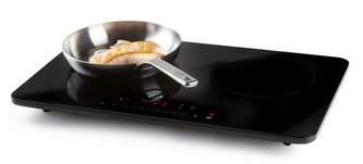 DOMO Indukční vařič dvouplotýnkový 3500W, 61x37cm, LCD