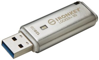 Kingston Flash Disk IronKey 128GB IKLP50 IronKey Locker+ 50 AES USB, w/256bit Encryption Kingston Flash Disk IronKey 128GB IKLP50 IronKey Locker+ 50 AES USB, w/256bit Encryption