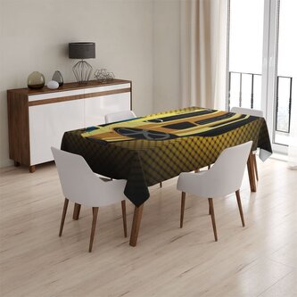 Ubrus Chevrolet Camaro Žlutá mřížka: 130x130 cm Ubrus Chevrolet Camaro Žlutá mřížka: 130x130 cm