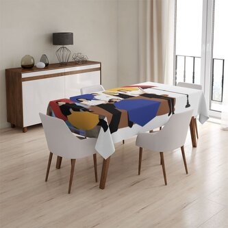 Ubrus Seriál přátelé FRIENDS Gauč u fontány: 145x240 cm Ubrus Seriál přátelé FRIENDS Gauč u fontány: 145x240 cm