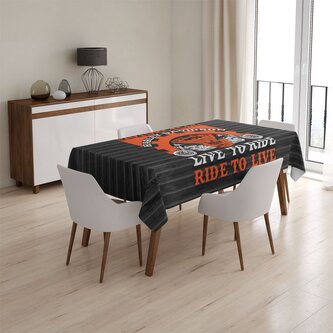 Ubrus Harley-Davidson Live to ride, ride to live: 145x240 cm