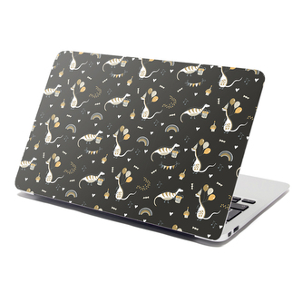 Samolepka na notebook Dinosauří párty: 29x20 cm