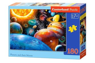 Puzzle 180 planét a ich mesiacov CASTOR