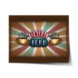 Plakát Seriál přátelé CENTRAL PERK Abstrakce: 120x80 cm
