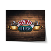 Plakát Seriál přátelé CENTRAL PERK Cihly: 120x80 cm