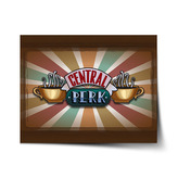 Plakát Seriál přátelé CENTRAL PERK Abstrakce: 60x40 cm