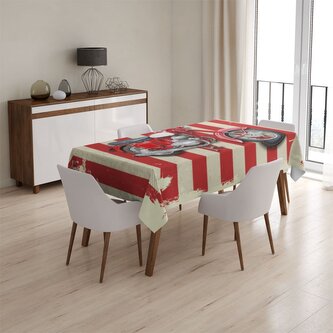 Ubrus Jawa panelka Pruhy: 130x130 cm