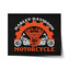 Plakát Harley-Davidson motor Černé pozadí: 120x80 cm