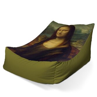 Sedací vak Lounge Mona Lisa - Leonardo da Vinci: 120 x 100 x 80 cm
