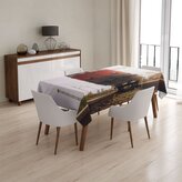 Ubrus Červený vlak na kolejích: 130x170 cm