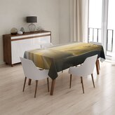 Ubrus Křídlo letadla nad mraky: 90x90 cm