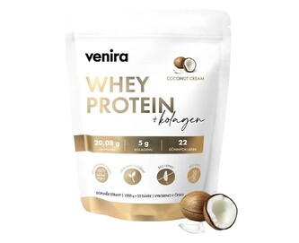 Venira Whey protein příchuť kokosový krém 1000 g