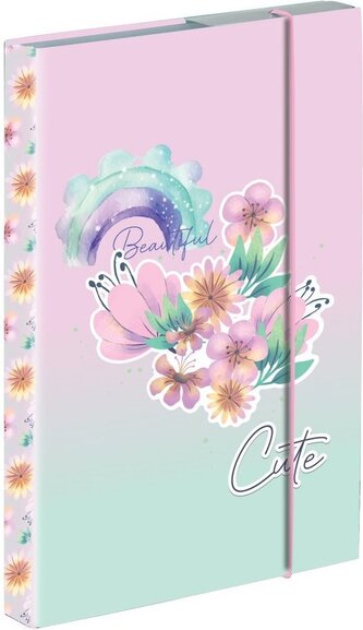 OXYBAG Box na sešity A4 Flowers