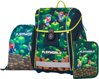 OXYBAG Školní set 3ks Premium Playworld