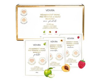 Venira Premium kolagenový drink pro těhotné a kojicí maminky mix 3 příchutí 30 x 10,8 g