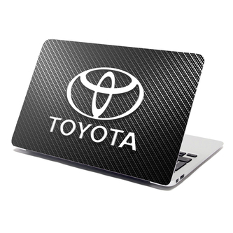 Samolepka na notebook Toyota Carbon: 29x20 cm