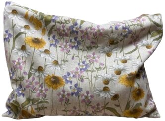 Špaldový polštářek LOUKA – 35x45 mateřídouška a šalvěj