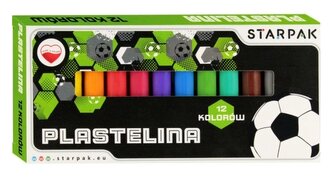 Plastelina 12 kolorów. Football 2