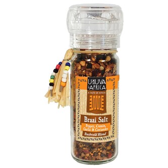 Ukuva Mlýnek s kořením Braai Salt z Jižní Afriky, 70 g