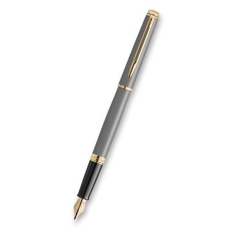 Waterman Hémisphére The Understated Edit Stone Grey GT plnicí pero, výběr hrotu M