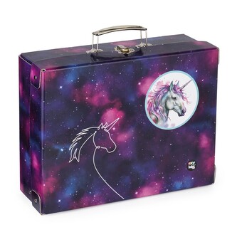 OXYBAG Kufřík hranatý A4 OXY GO Unicorn