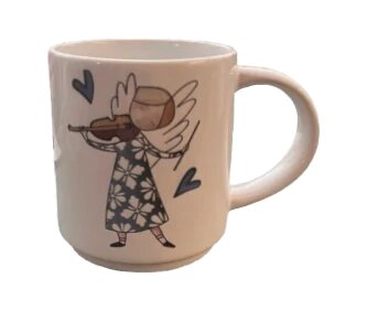 Hrnek - C23 - andílek s houslemi