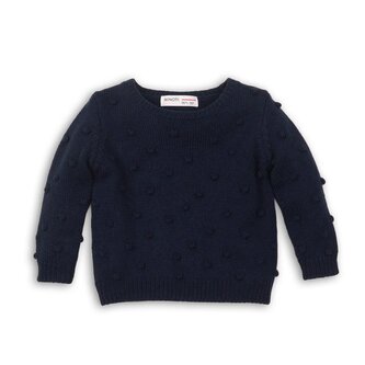 Svetr dívčí, Minoti, TRAVELLER 3, modrá - 122/128