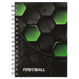 Kołonotes A5 oprawa twarda. Football