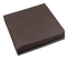 Sedák nepromokavý - čokoládová - 40x40x10 cm - potah na zip
