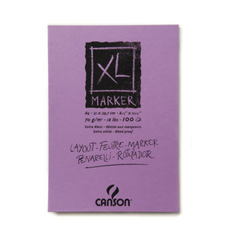 Blok rysunkowy A4 100 k. 70g Marker, Canson