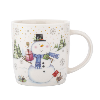 KUBEK BARYŁKA SZEROKA NBC 400 ML DEK. BAŁWANEK COLOR BOX