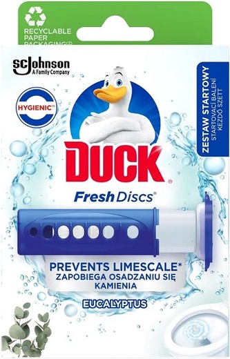 Duck Fresh Discs Active Eucalyptus WC čistič 36 ml Duck Fresh Discs Active Eucalyptus WC čistič 36 ml