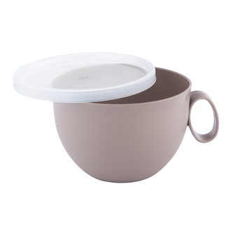 KUBEK Z POKRYWKĄ 0,55L TAUPE