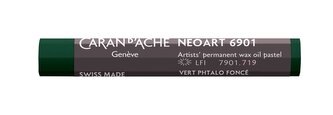 Pastel "Neoart 6901", dark phthalocyanine green, CARAN D'ACHE 7901.719