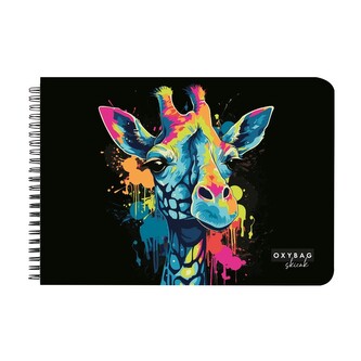 Oxybag Skicák A3, 40 listů, 190 g/m2 - Žirafa