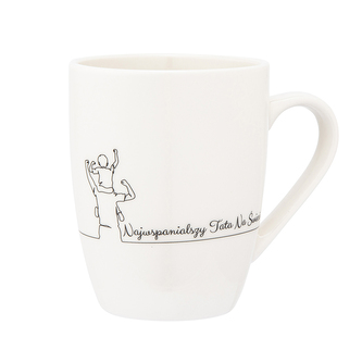 KUBEK BARYŁKA NBC 340 ML DEK. NAJWSPANIALSZY TATA