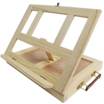 Mont Marte stolní malířský stojan skládací se zásuvkou, přírodní, č.0023, 1ks