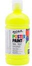 Mont Marte temperová barva, 500ml, FLUO žlutá (Fluoro Yellow)