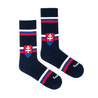 Ponožky Hockej fun Slovensko  Modré S (35-38)