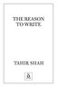 The Reason to Write