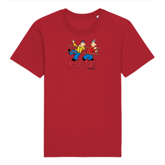 Tričko Pat a Mat - S žebříkem červené Červené XL