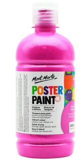 Mont Marte temperová barva, 500ml, FLUO fialová (Fluoro Purple)