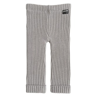 Dětské pletené legíny Fusakle MERINO šedé Šedé 122/128
