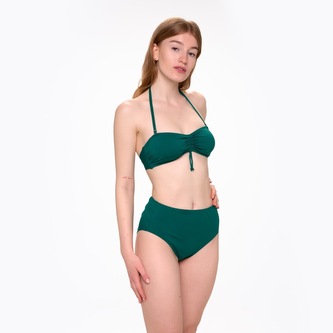 Plavky Fusakle bandeau zelené vrchní díl Zelené L