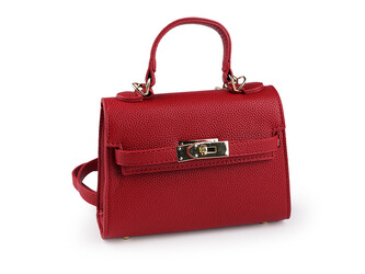 Kabelka se šátkem 21x15,5 cm - 1 ks - 2 červená