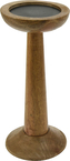 ŚWIECZNIK Z DREWNA MANGO MAŁY11XH25CM