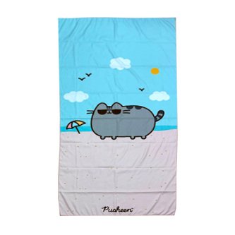 Osuška - plážová - mikrovlákno  - Kočka Pusheen